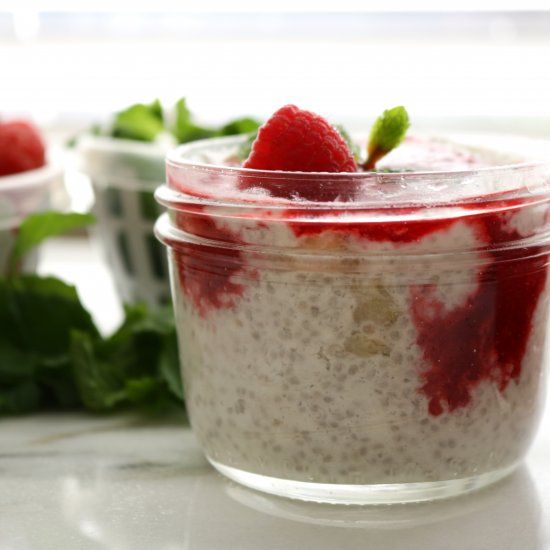 Banana Chia Seed Pudding