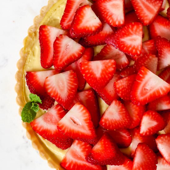 Guilt Free Strawberry Tart