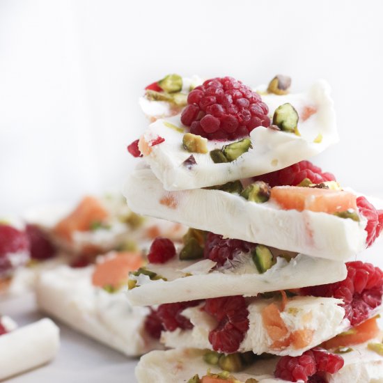 Frozen Yoghurt Bark