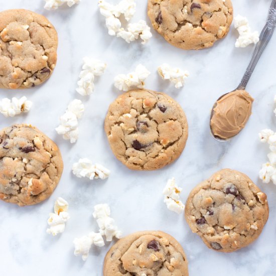 Peanut Butter Popcorn Cookies