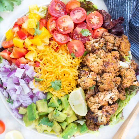 Cauliflower Taco Salad