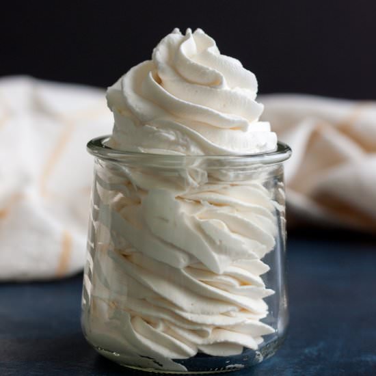 homemade whipped cream