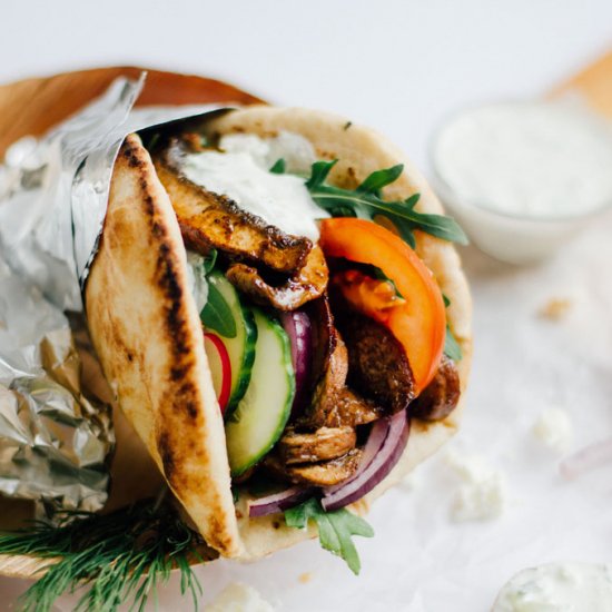 Portobello Mushroom Gyros