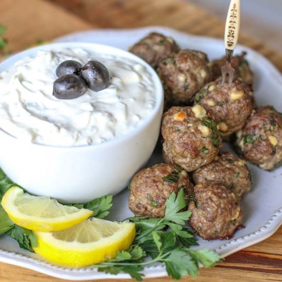 Greek Lamb Meatballs