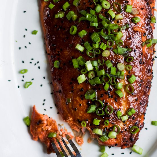 Easy Miso Glazed Salmon