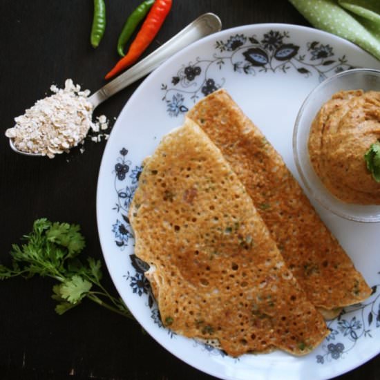 Instant Oats Dosa