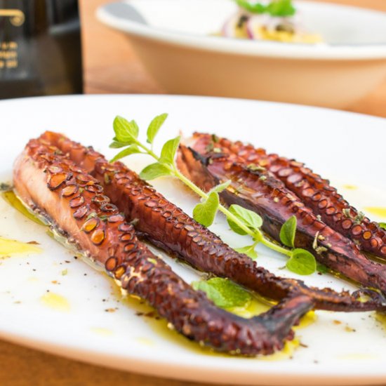 Greek-style Octopus with Fava