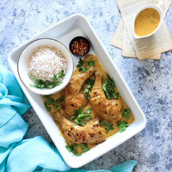 Mango Coconut Baked Chicken