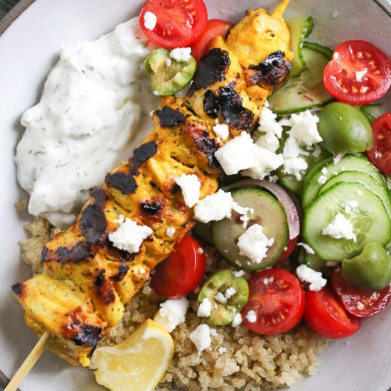 Chicken Tzatziki Bowls