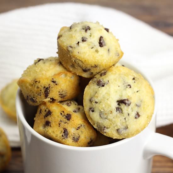 Chocolate Chip Mini Muffins