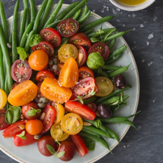 Sicilian Haricots Verts and Tomato