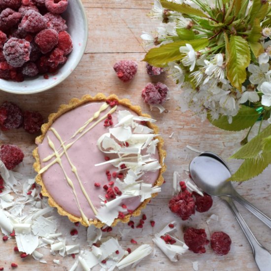 Raspberry & White Chocolate Tarts