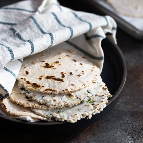 cassava flour tortillas