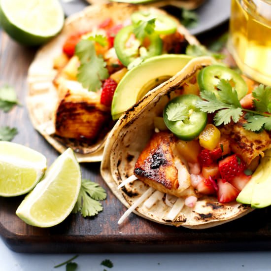 Spicy Grilled Fish Tacos