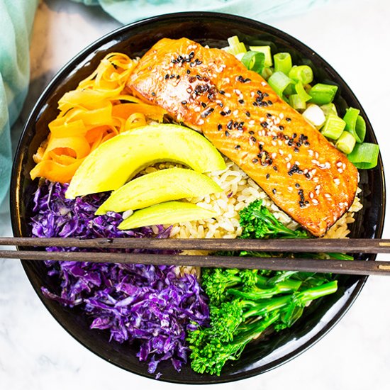 Teriyaki Salmon Bowl – Gluten Free