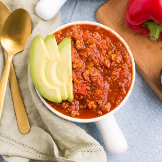 Paleo Turkey Chili