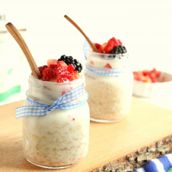 Berrylicious Overnight Oats