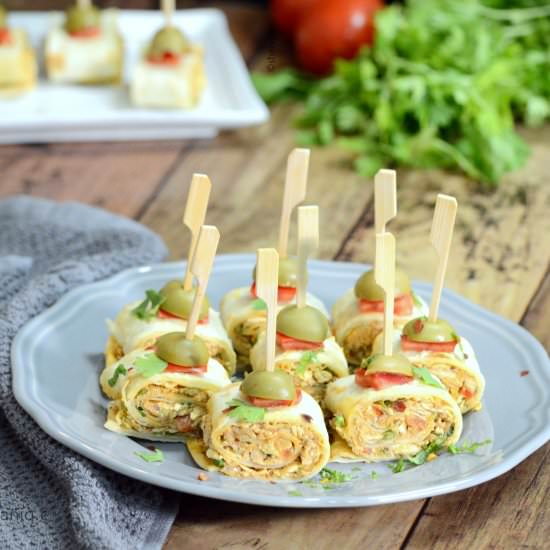 Mexican Chicken Pinwheels