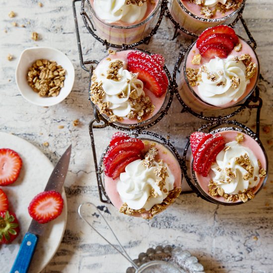 Strawberry Smoothie Parfait