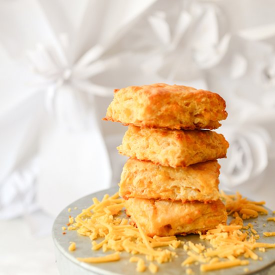 Sriracha Cheddar Biscuits