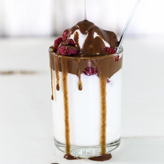 Less Sugar Milk Chocolate Sauce