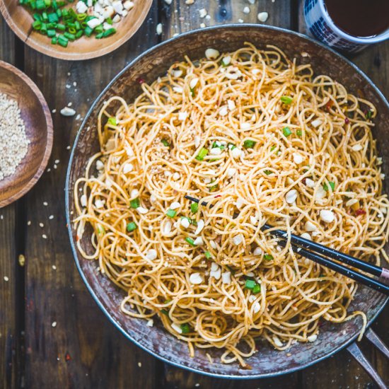 Peanut Sesame Noodles