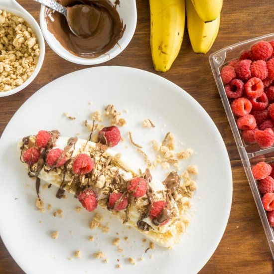 Breakfast Banana Splits