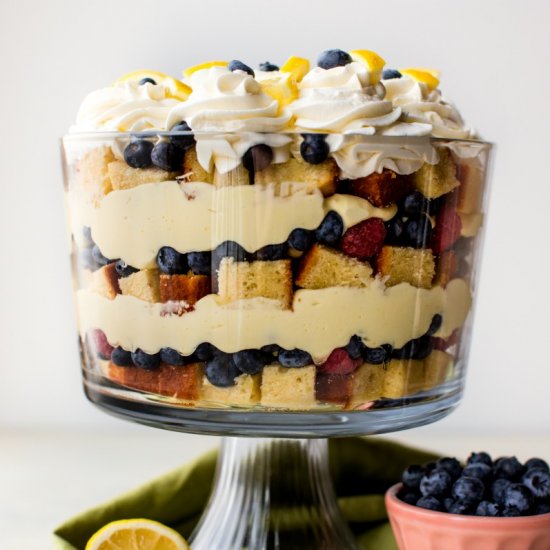 lemon berry trifle