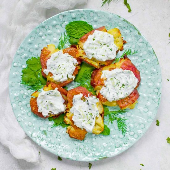 Crispy Smashed Potatoes