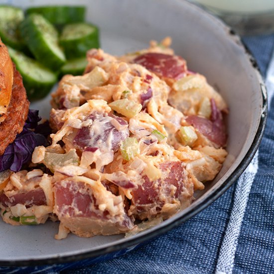 Smoky Buffalo Potato Salad