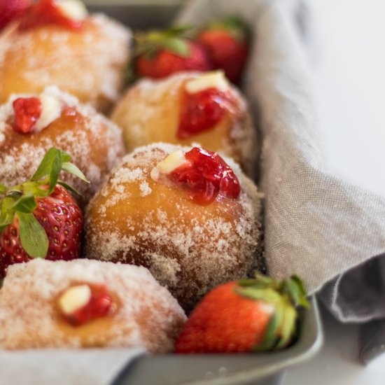 Strawberries & Cream Donuts