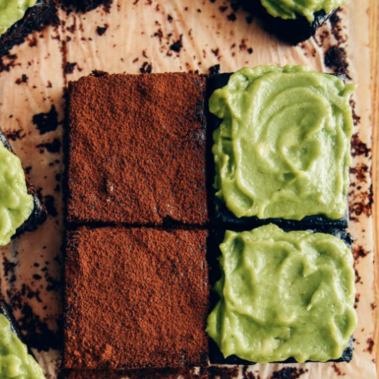 Healthier Avocado Brownies