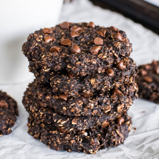 Banana Chocolate Chip Breakfast Cookies