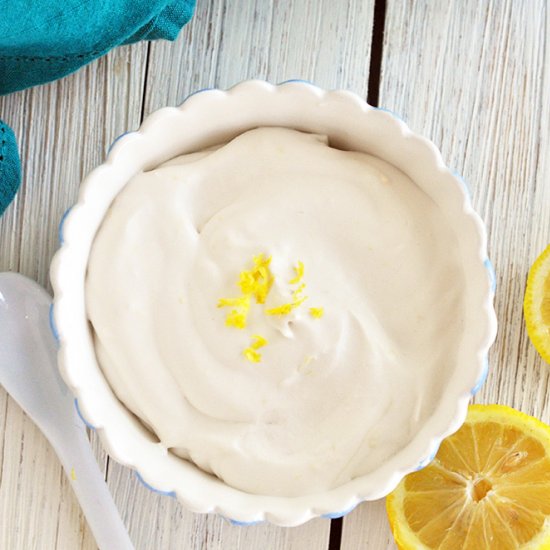 Lemon Coconut Mousse