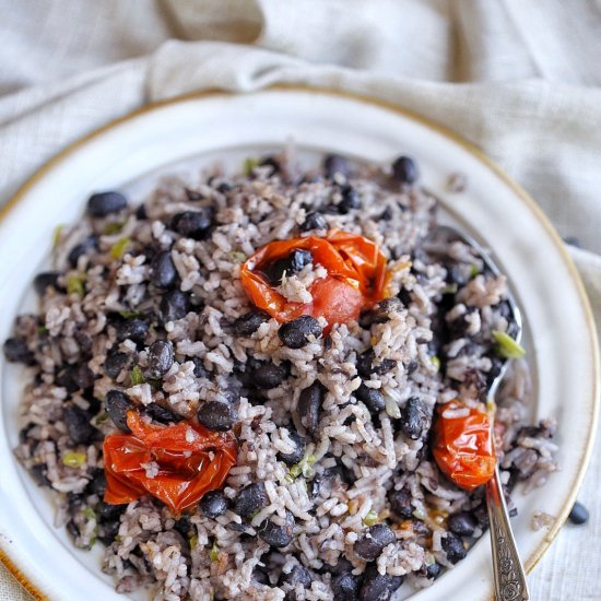 Rice and Black Bean skillet