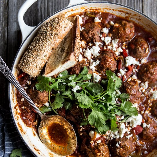 Meatball Shakshuka