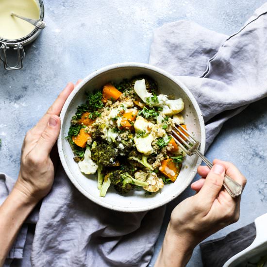 Warm Autumn Feel Good Salad