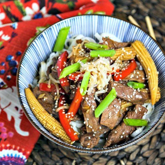 Korean Beef Stir Fry