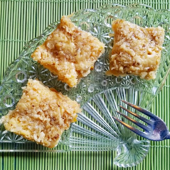 Mandarin Orange Coconut Bars