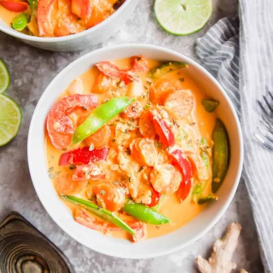 Paleo Thai Red Coconut Curry (GF)