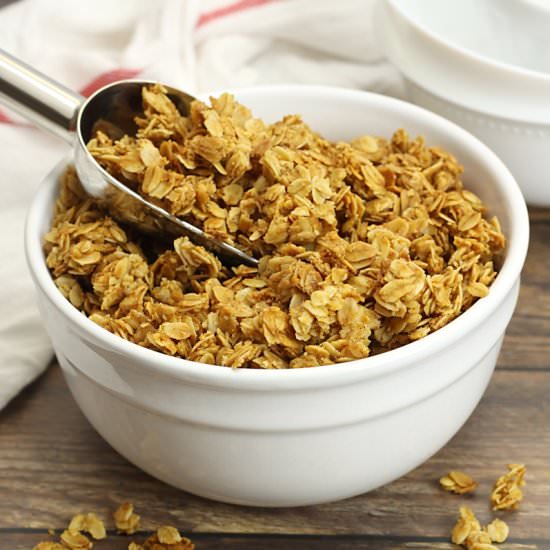 Five Ingredient Vanilla Granola