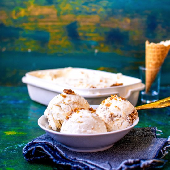 Indian Butterscotch Ice Cream