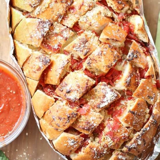 Pull Apart Pizza Bread