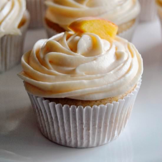 Peach Cupcakes