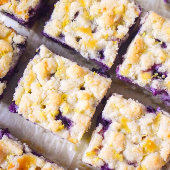 Blueberry Lemon Pie Bars