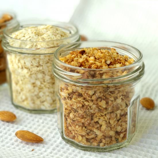 Gluten Free Almond Quinoa Granola