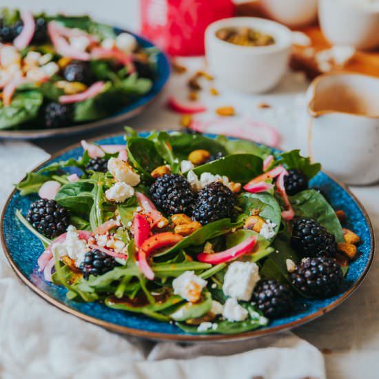 Blackberry Pistachio Salad