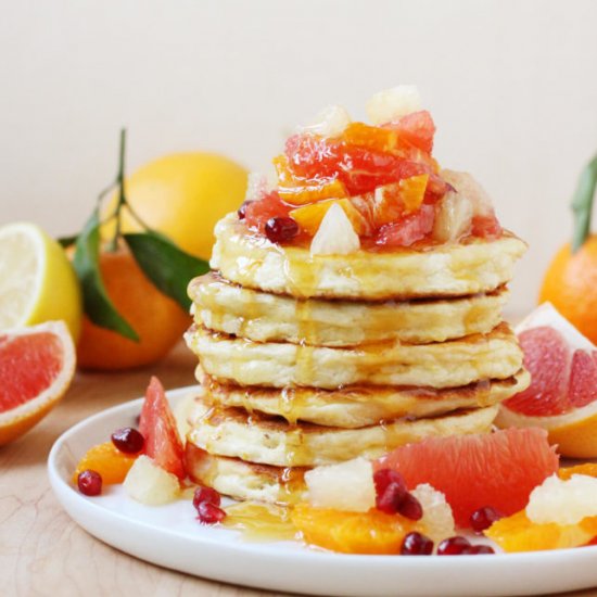 Citrus Ricotta Pancakes