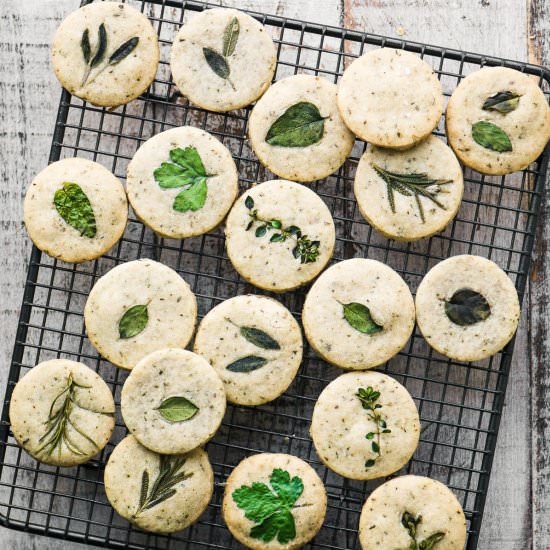 Savory Herb Shortbread