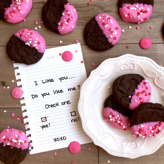 Chewy Fudge Cookies